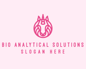 Mythical Horse Unicorn logo design