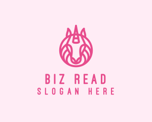 Mythical Horse Unicorn logo design