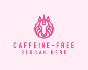 Mythical Horse Unicorn logo design