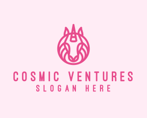 Mythical Horse Unicorn logo design