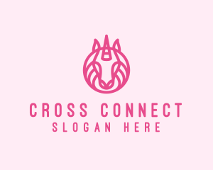 Mythical Horse Unicorn logo design