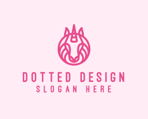 Mythical Horse Unicorn logo design