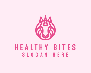 Mythical Horse Unicorn logo design