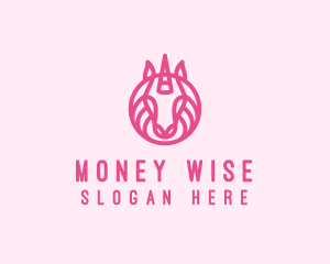 Mythical Horse Unicorn logo design