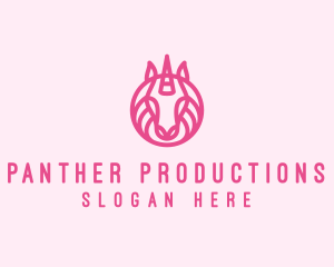 Mythical Horse Unicorn logo design