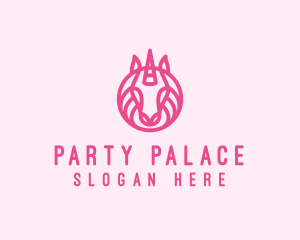 Mythical Horse Unicorn logo design