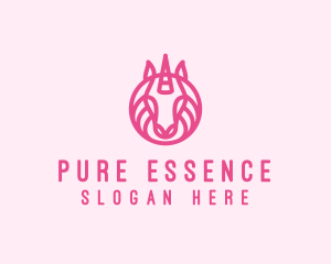 Mythical Horse Unicorn logo design