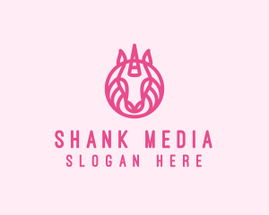 Mythical Horse Unicorn logo design