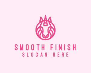 Mythical Horse Unicorn logo design