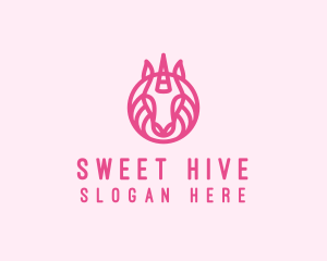 Mythical Horse Unicorn logo design