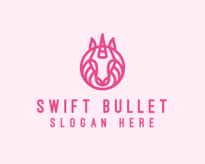 Mythical Horse Unicorn logo design