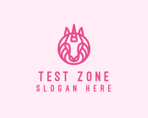 Mythical Horse Unicorn logo design