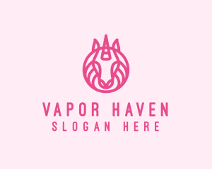 Mythical Horse Unicorn logo design