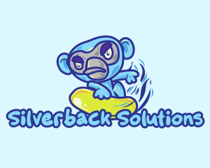 Monkey Water Surfer  logo