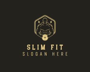 Strong Man Gym logo design