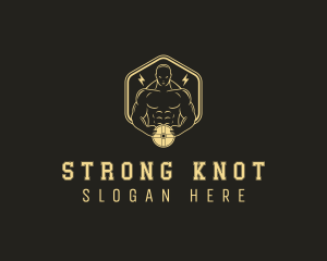 Strong Man Gym logo design