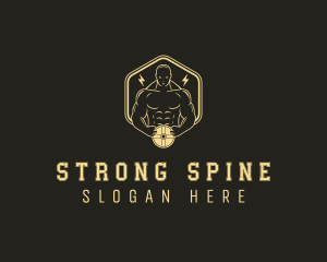 Strong Man Gym logo design