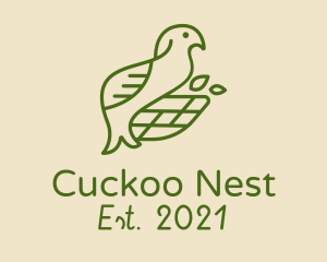 Green Bird Nest  logo design