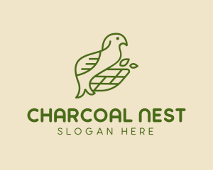 Green Bird Nest  logo