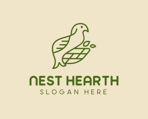 Green Bird Nest  logo