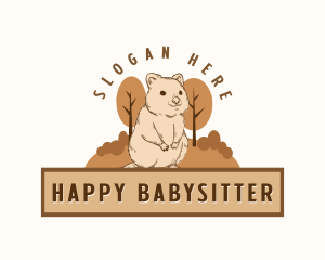 Happy Quokka Nature logo design