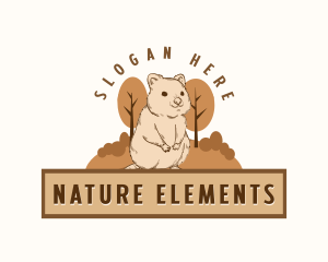 Happy Quokka Nature logo design