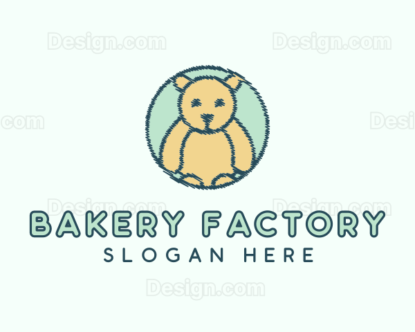 Teddy Bear Toy Logo