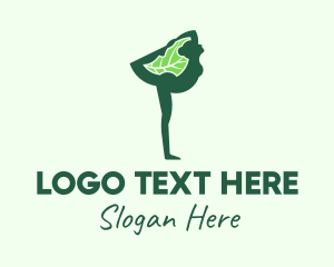 Natural Yoga Pose logo