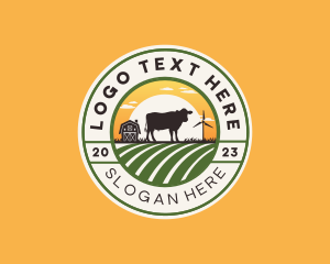 Cow Animal Ranch logo
