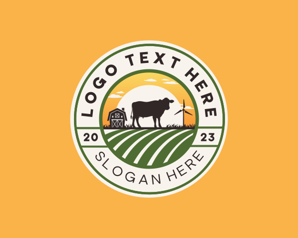 Cow Animal Ranch logo