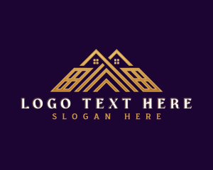 Architecture Roofing Construction logo