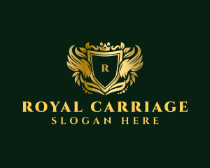 Royal Shield Crown logo design