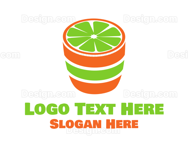 Lime Shot Drink Logo