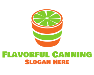 Lime Shot Drink logo design