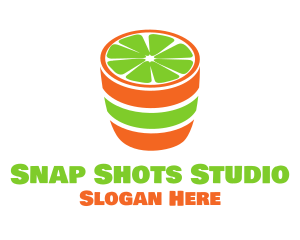 Lime Shot Drink logo design