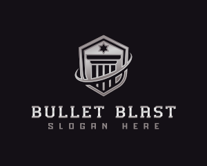 Shield Column Security logo design