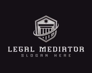 Shield Column Security logo design