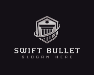 Shield Column Security logo design