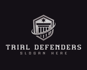 Shield Column Security logo design