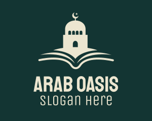 Mosque Quran Book logo design