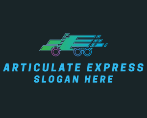 Moving Truck Express logo design