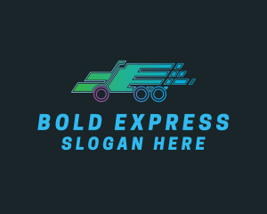 Moving Truck Express logo design