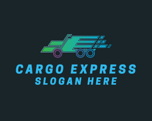 Moving Truck Express logo design