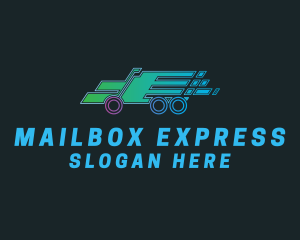 Moving Truck Express logo design