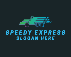 Moving Truck Express logo design