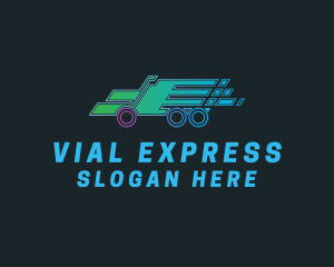 Moving Truck Express logo design