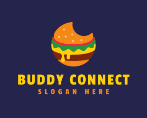 Cheesy Burger Bite logo design