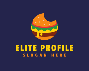 Cheesy Burger Bite logo design