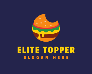 Cheesy Burger Bite logo design