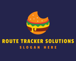 Cheesy Burger Bite logo design